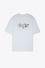 T-shirt bianca con logo frontale - Essential T-shirt 