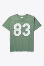 T-shirt da baseball in cotone verde - Unisex football shirt knit 