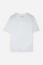 T-shirt bianca in cotone  - Bric 
