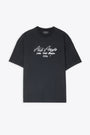 T-shirt nera con logo frontale - Essential T-shirt 
