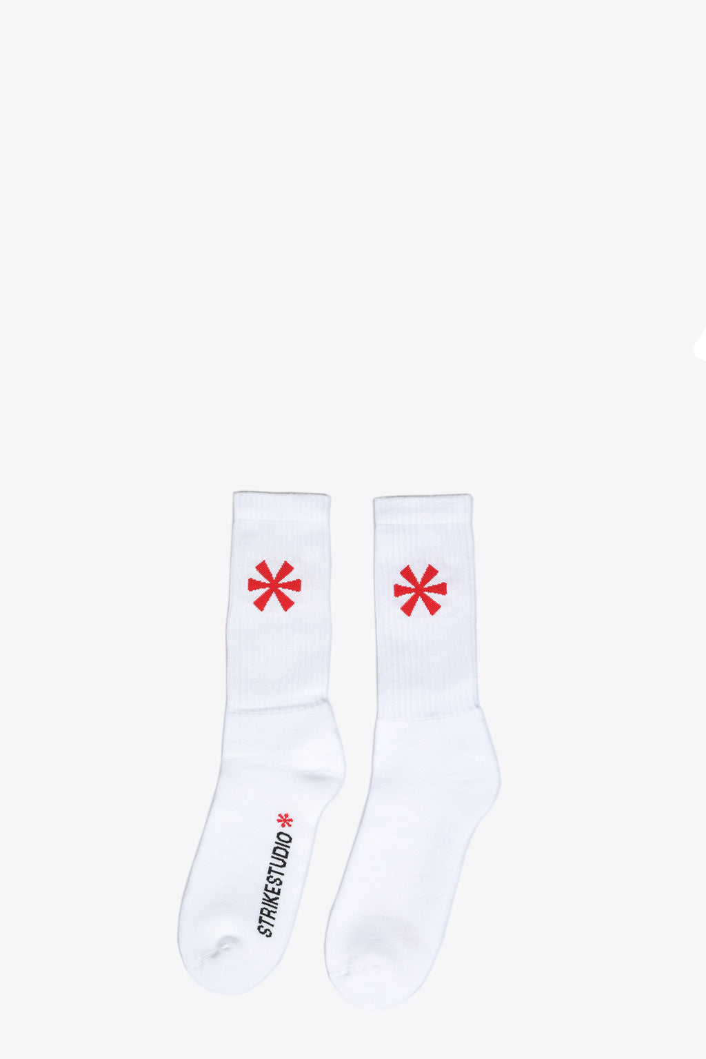 alt-image__White-ribbed-socks-with-red-logo-printed.-