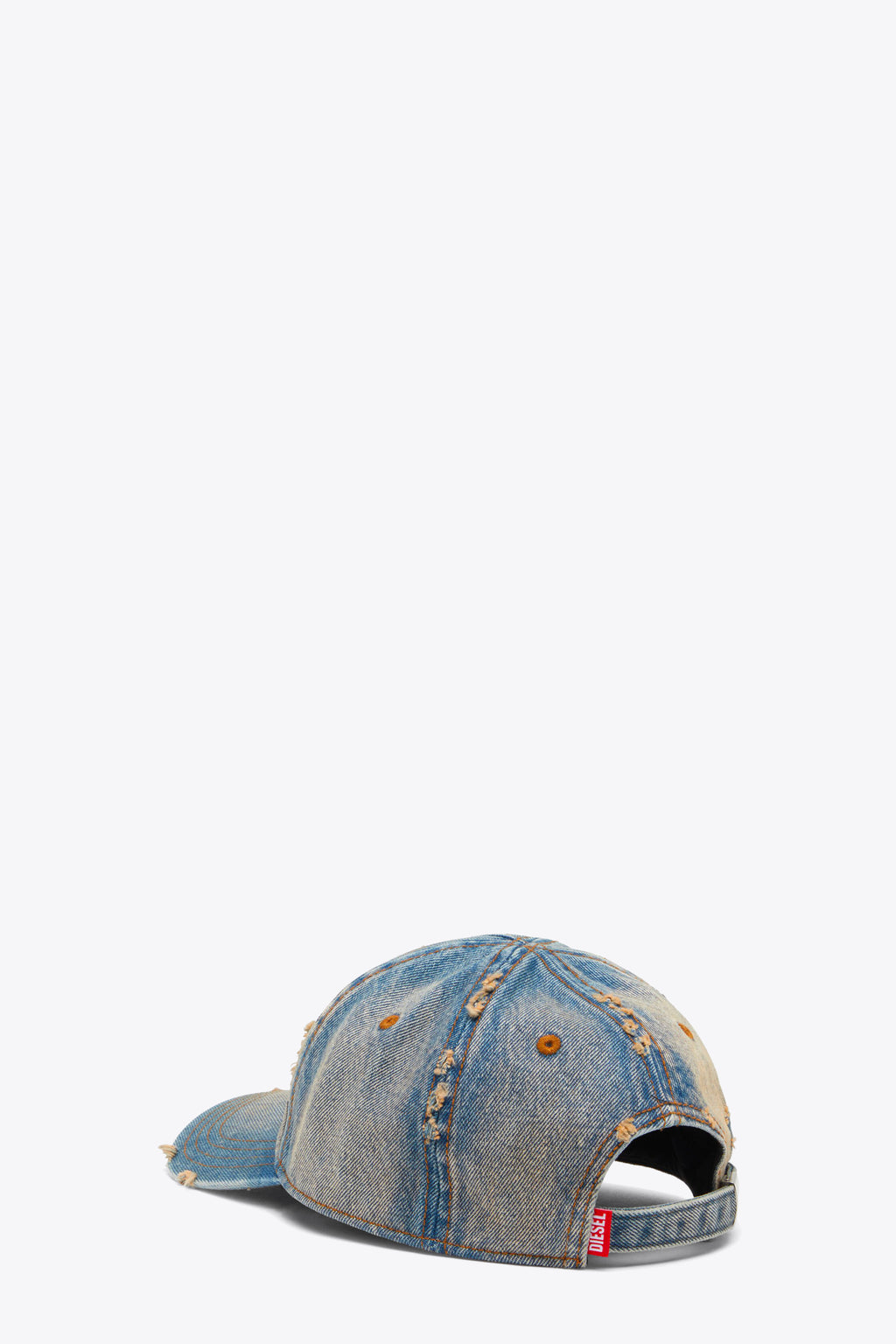 alt-image__Cappello-in-denim-sabbiato-e-sfrangiato-con-visiera---C-Enic