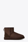 Dark brown suede ankle boot - W Classic Mini II 