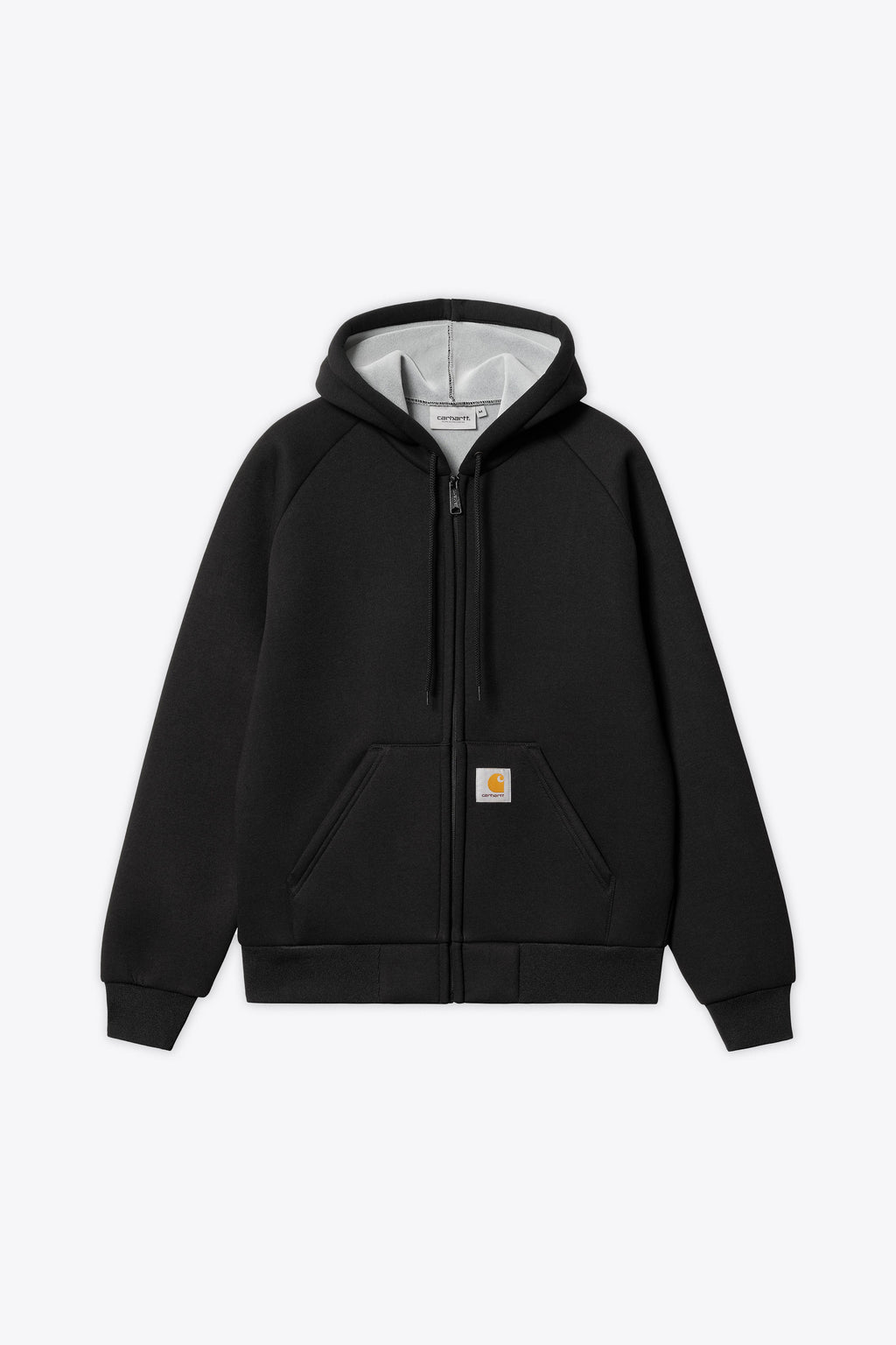 alt-image__Felpa-nera-in-neoprene-con-cappuccio---Car-Lux-Hooded-Jacket