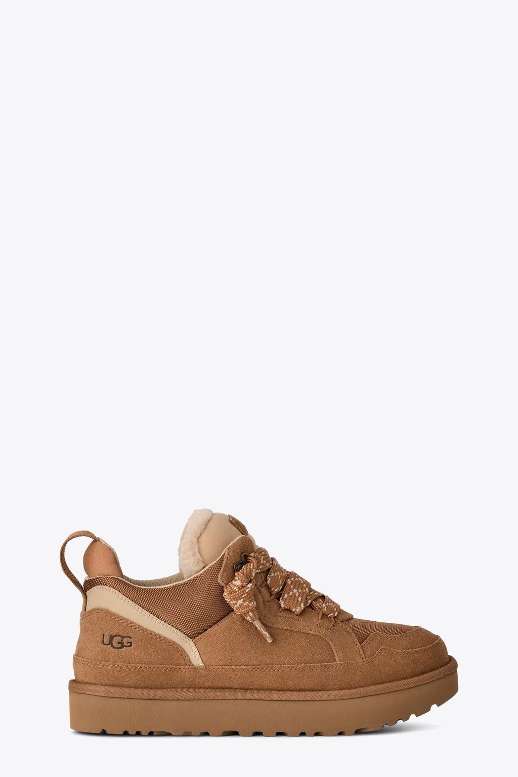 alt-image__Sneaker-bassa-in-suede-color-cammello-con-interno-in-montone---Lowmel