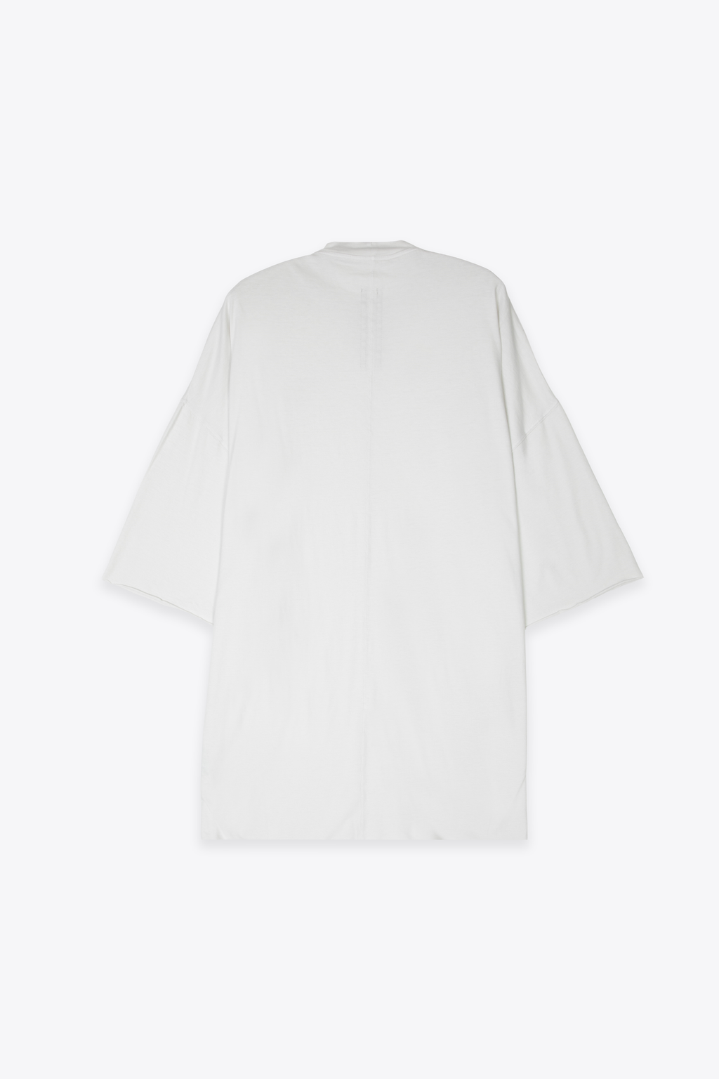 alt-image__T-shirt-oversize-bianca-in-cotone-con-fondo-a-taglio-vivo---Tommy-T