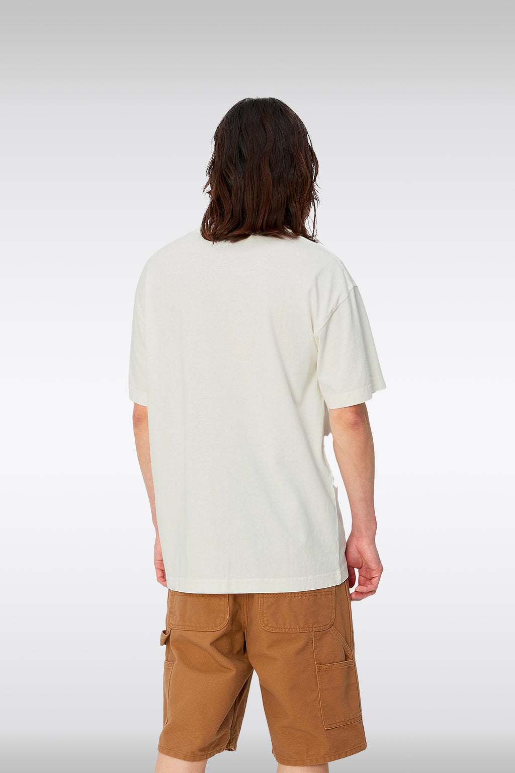 alt-image__T-shirt-in-cotone-panna-con-logo-al-petto---S/S-Nelson-T-Shirt