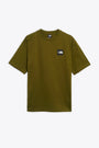T-shirt oversize verde militare con logo al petto - Nse Patch S/S Tee 