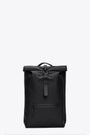 Zaino in PU nero impermeabile - Rolltop Rucksack 