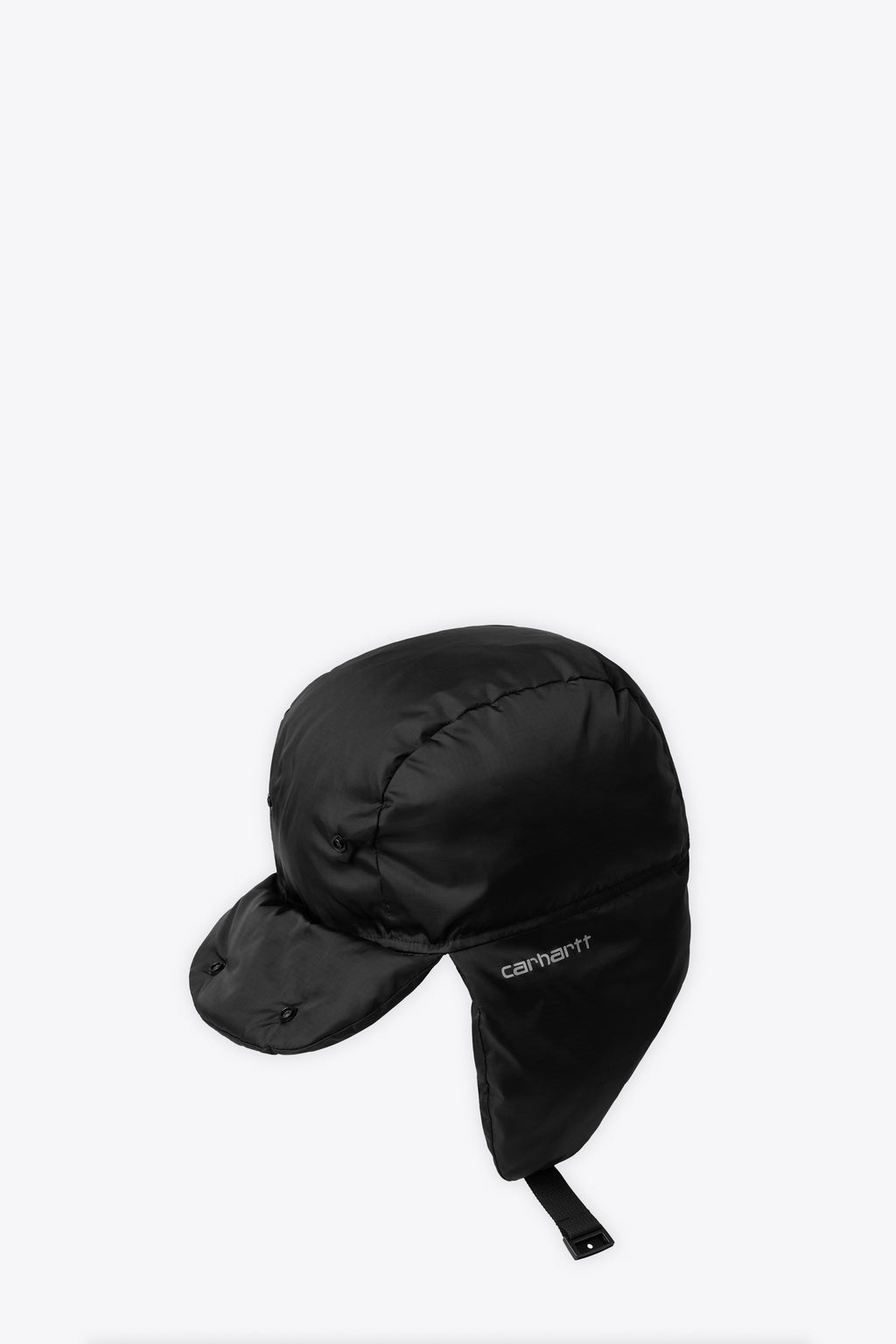 alt-image__Cappello-aviatore-in-nylon-nero-imbottito-con-paraorecchie---Ardon-Ear-Guard-Cap