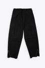 Pantaloni cargo neri in cotone con strass - Strass Cargo Pants 
