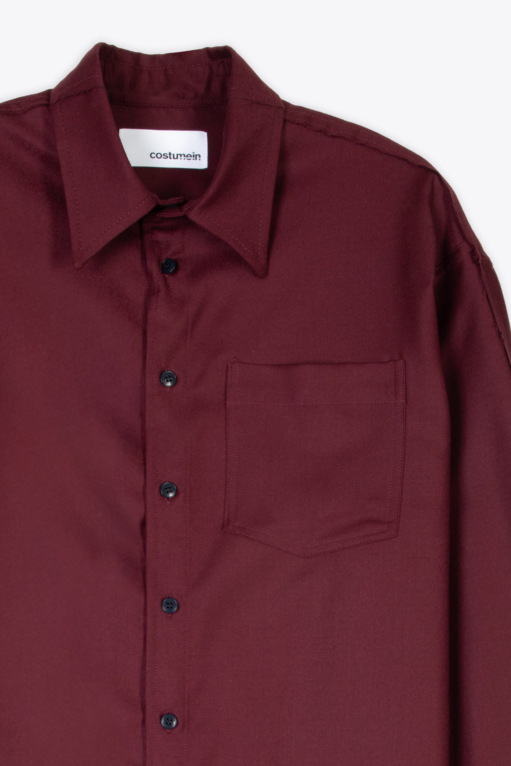 alt-image__Camicia-in-flanella-bordeaux-con-maniche-destrutturate---Jil