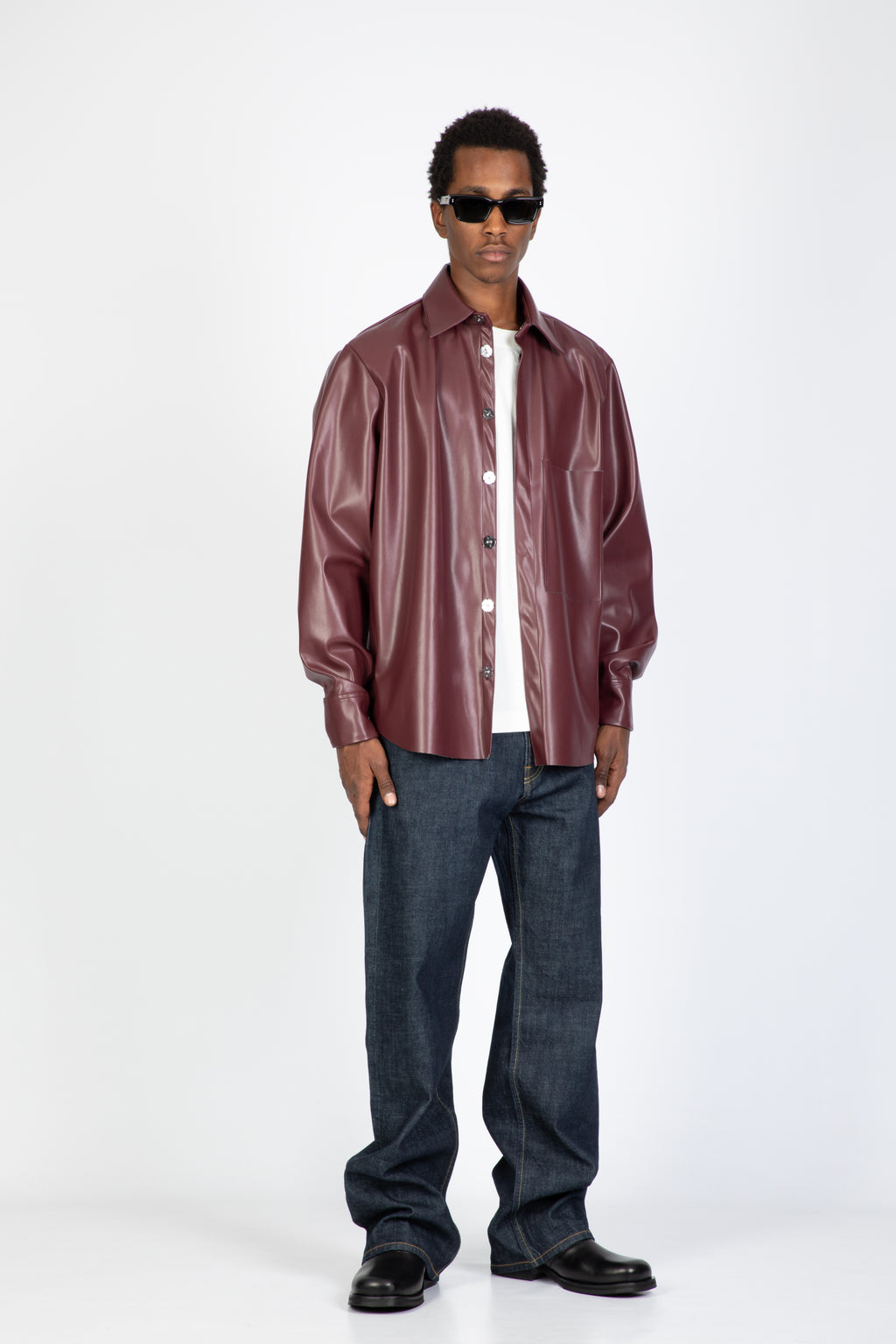 alt-image__Bugundy-faux-leather-overshirt