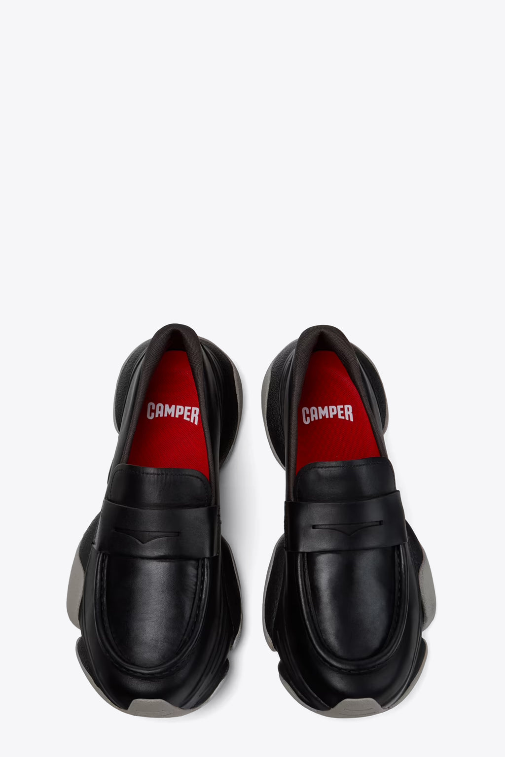 alt-image__Mocassino-nero-in-pelle-con-suola-da-sneaker---Karst-2