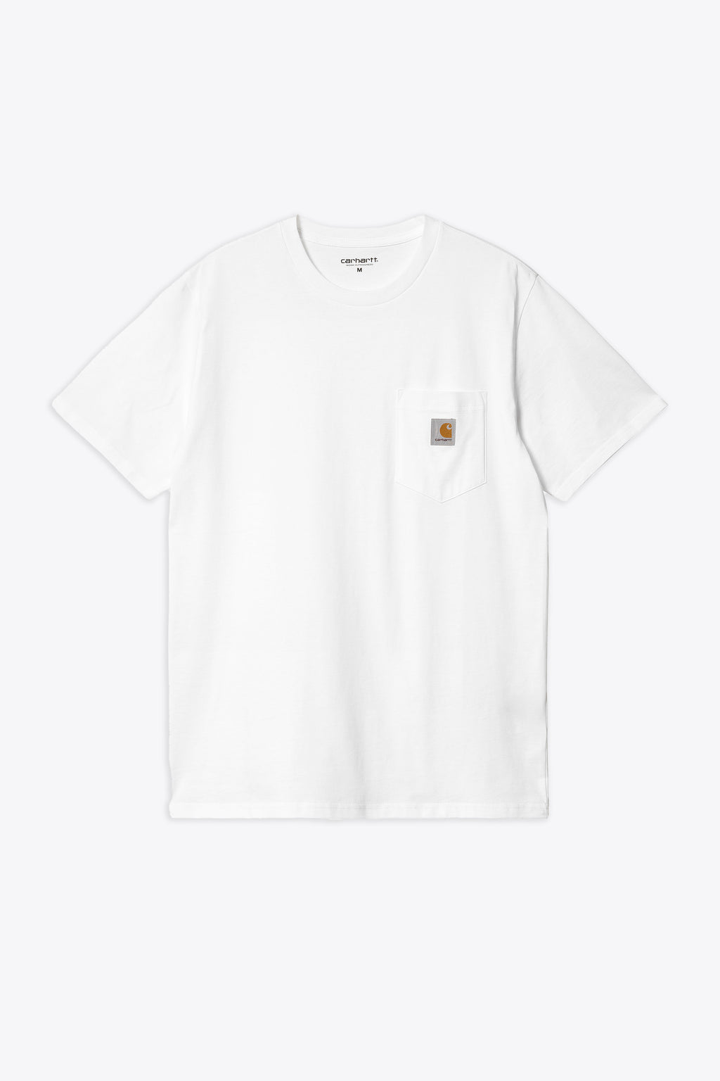 alt-image__T-shirt-bianca-in-cotone-con-tasca-e-logo-al-petto---S/S-Pocket-T-Shirt
