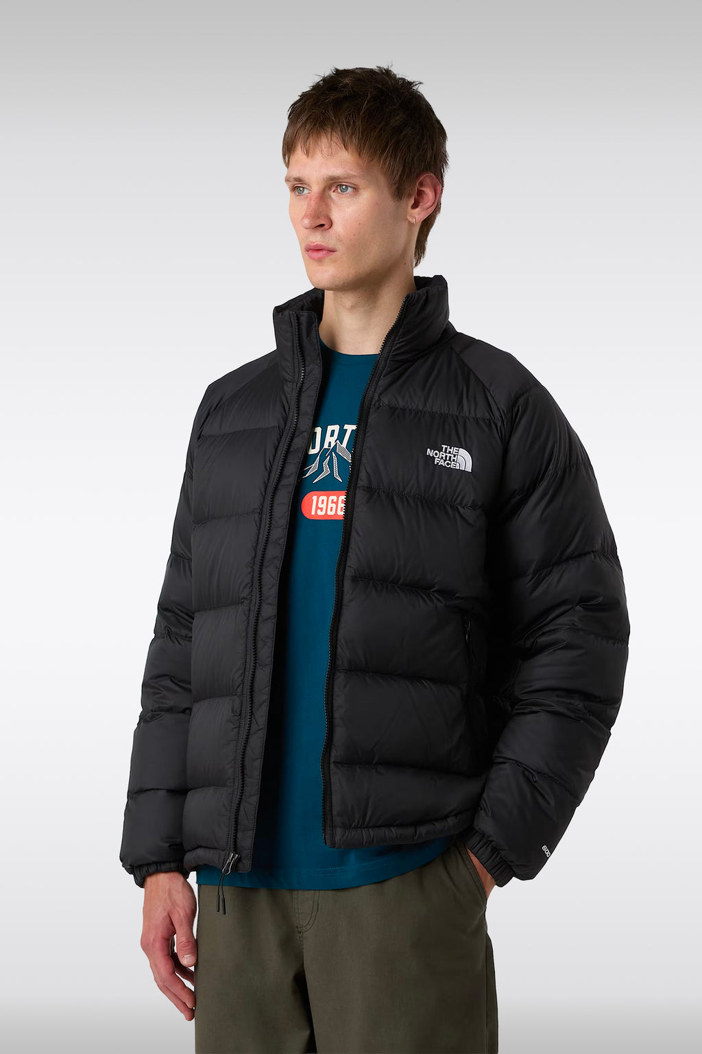 alt-image__Piumino-in-nylon-nero-antipioggia-con-manica-raglan---M-Hydrenalite-Down-Jacket