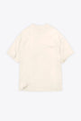 T-shirt in cotone panna con logo al petto e sul retro - Represent Owners Club T-Shirt 
