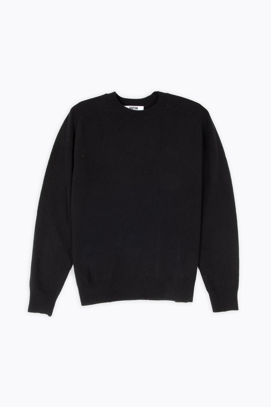 alt-image__Pullover-girocollo-nero-in-lana