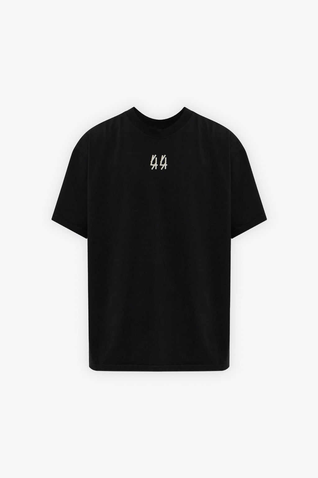alt-image__T-shirt-nera-in-cotone-con-logo-al-petto-e-sul-retro---44-Slashed-Tee