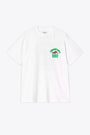 T-shirt bianca in cotone con stampa grafica al petto e sul retro - S/S Pronto T-Shirt 