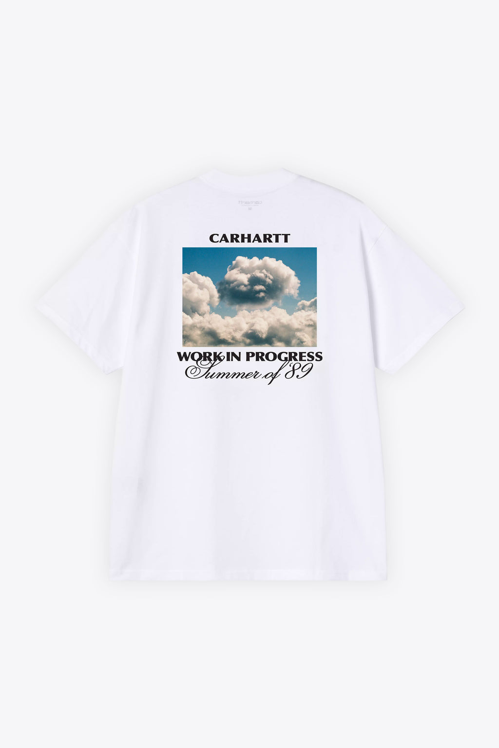 alt-image__White-cotton-t-shirt-with-photographic-prints-and-logo---S/S-Warm-Views-T-shirt