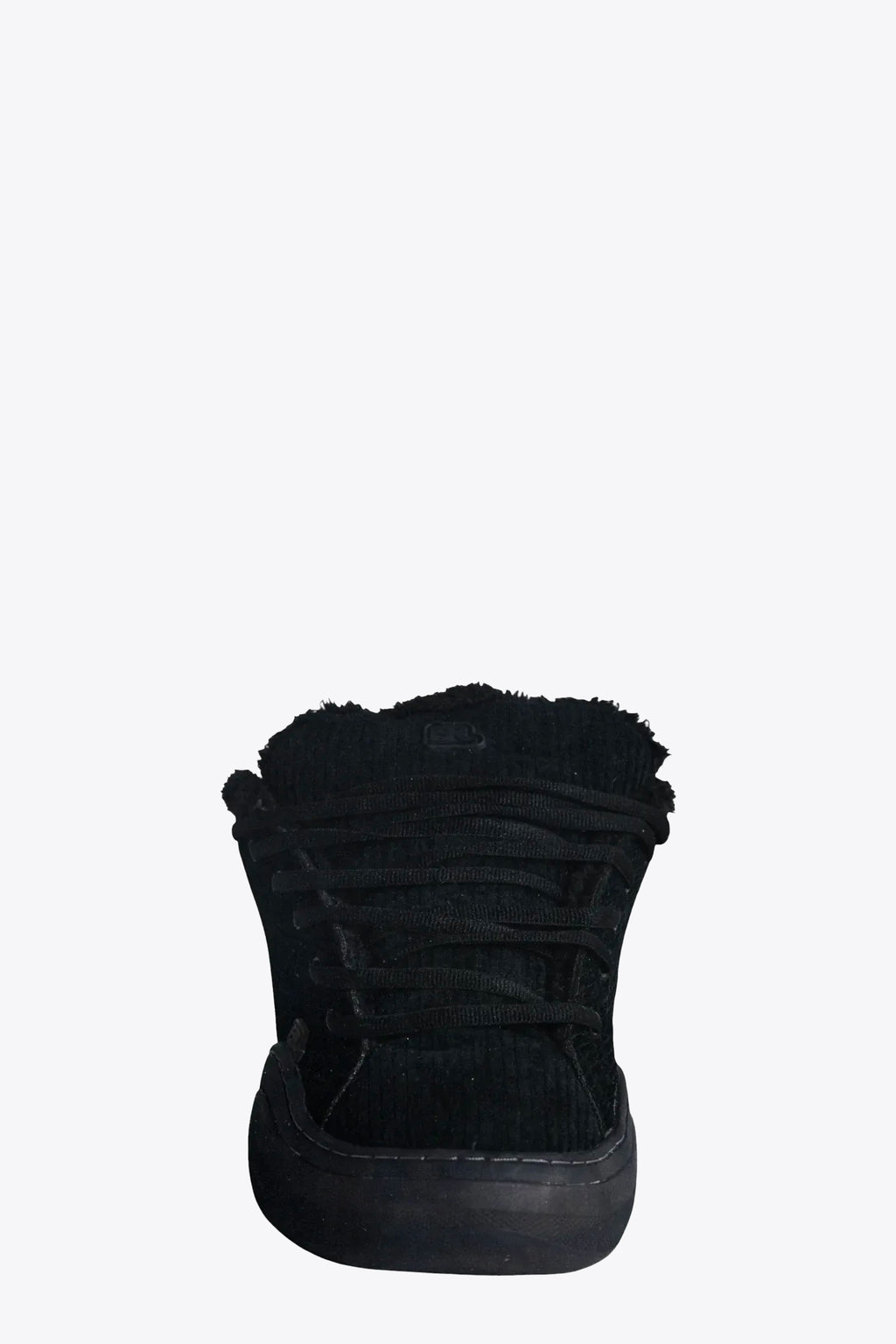 alt-image__Sneaker-bassa-nera-in-velluto-a-coste---Unisex-Corduroy-Vamp-Sneaker