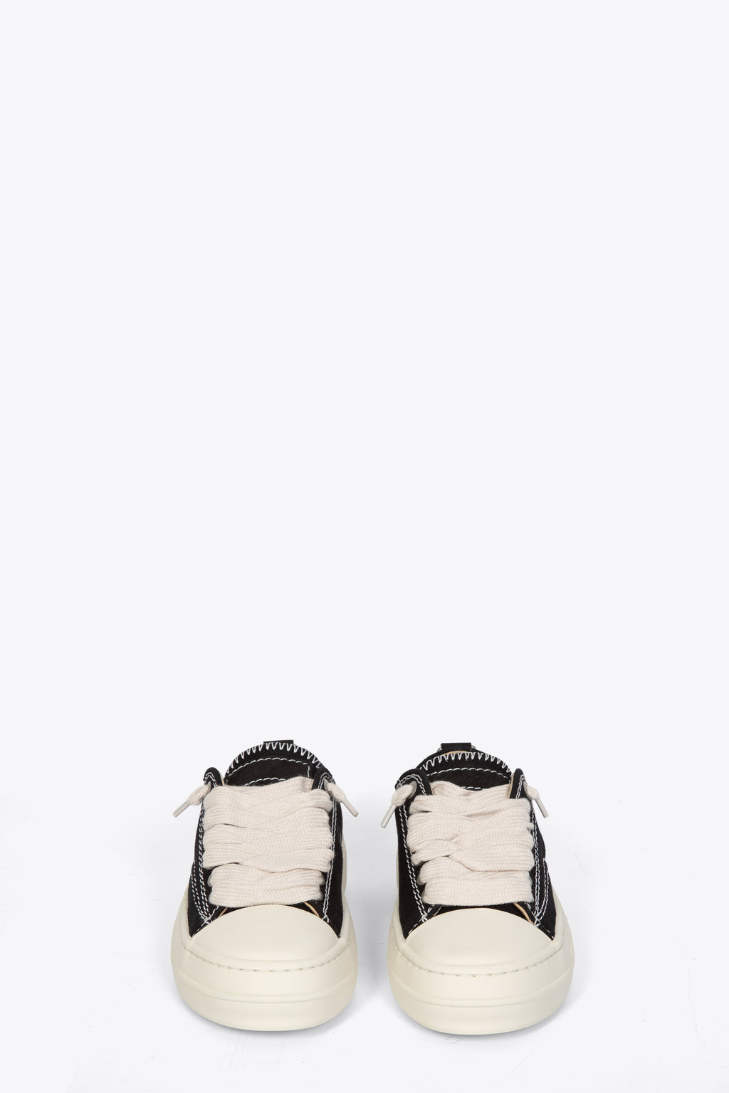 alt-image__Black-canvas-lace-up-low-sneaker-with-cap-toe---Rep-Cap