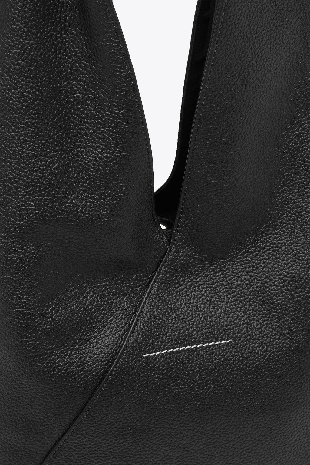 alt-image__Black-pebbled-leather-big-Japanese-bag-with-metal-handle