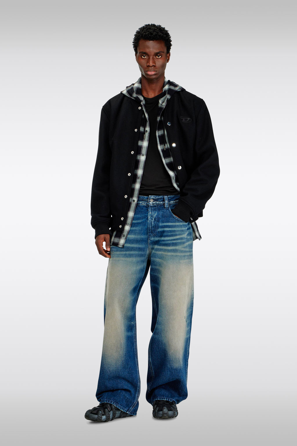 alt-image__Jeans-5-tasche-baggy-in-denim-blu-scuro-sabbiato---1997-D-Enim