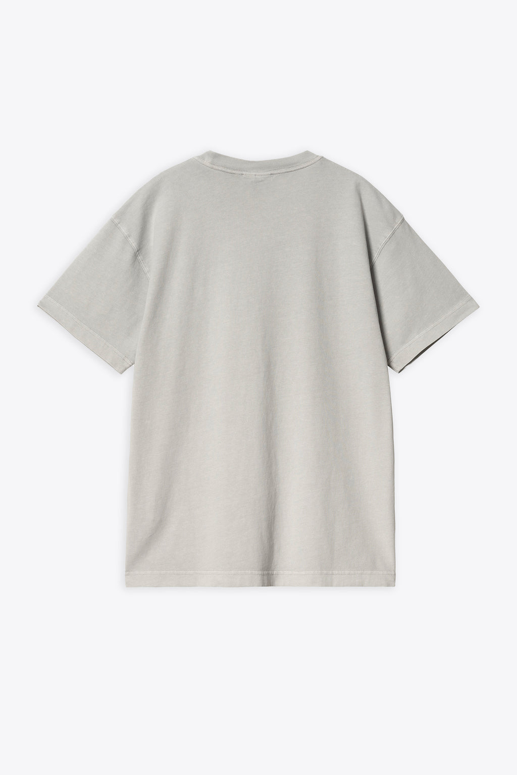 alt-image__Washed-light-grey-cotton-t-shirt-with-chest-logo---S/S-Nelson-T-Shirt