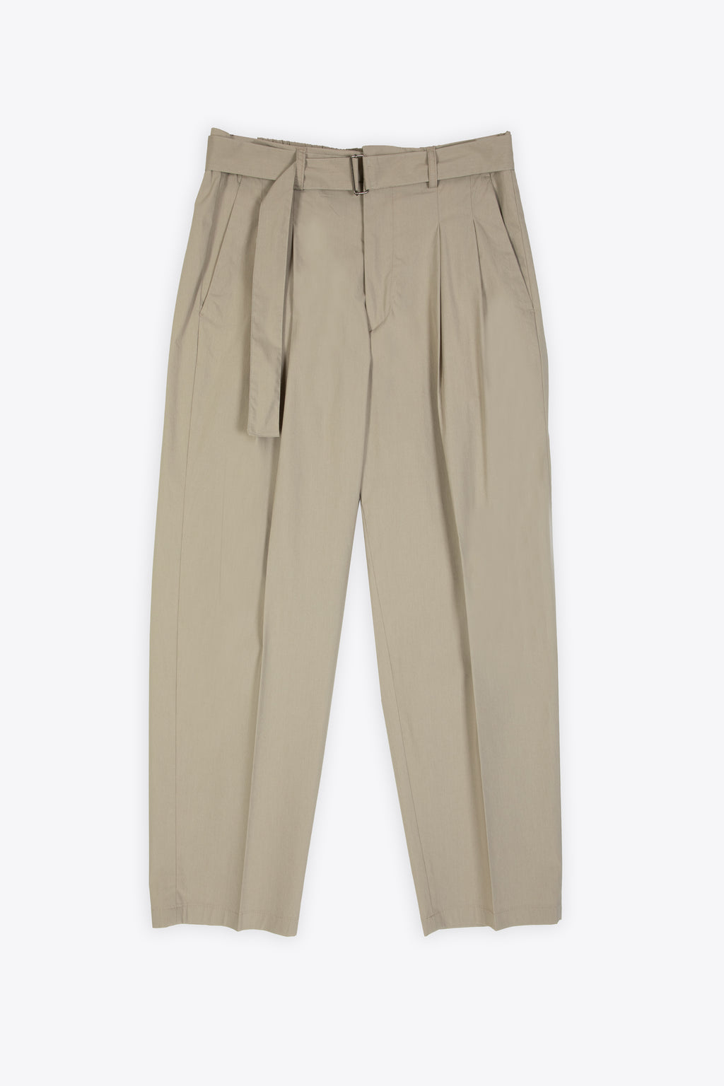 alt-image__Khaki-green-techincal-cotton-belted-pleated-pant---Hyroyuki-