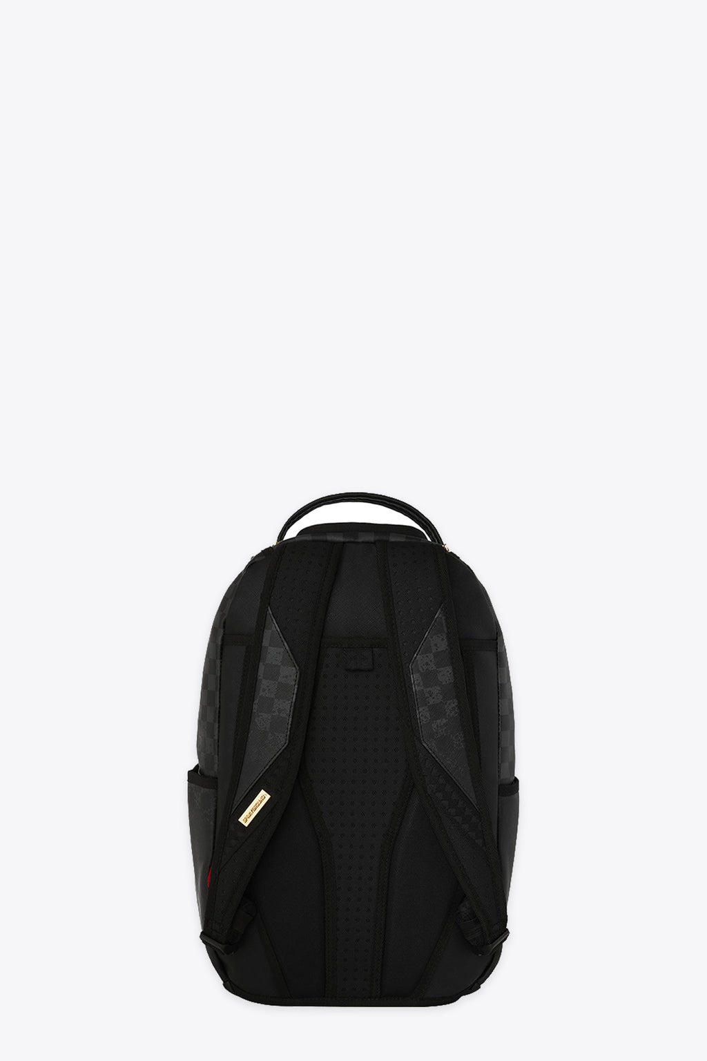 alt-image__Zaino-in-pvc-nero-a-scacchi-con-bocca-shark---Spritz-Black-Backpack