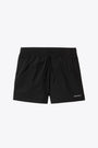 Black nylon swim short with logo - Tobes Swim Trunks  