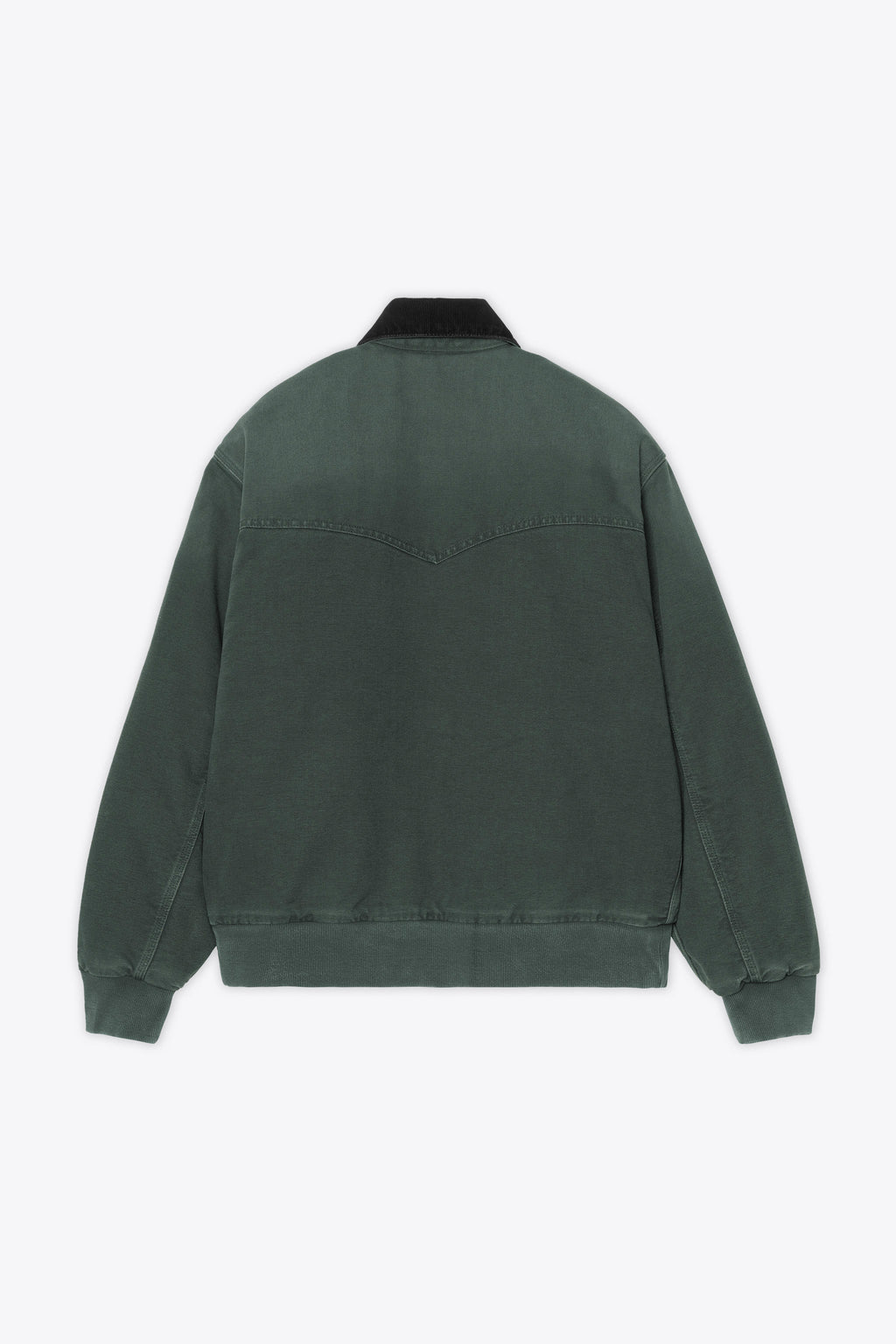alt-image__Giubbotto-in-canvas-verde-dall'aspetto-usurato-con-colletto-in-velluto-a-coste---OG-Santa-Fe-Jacket