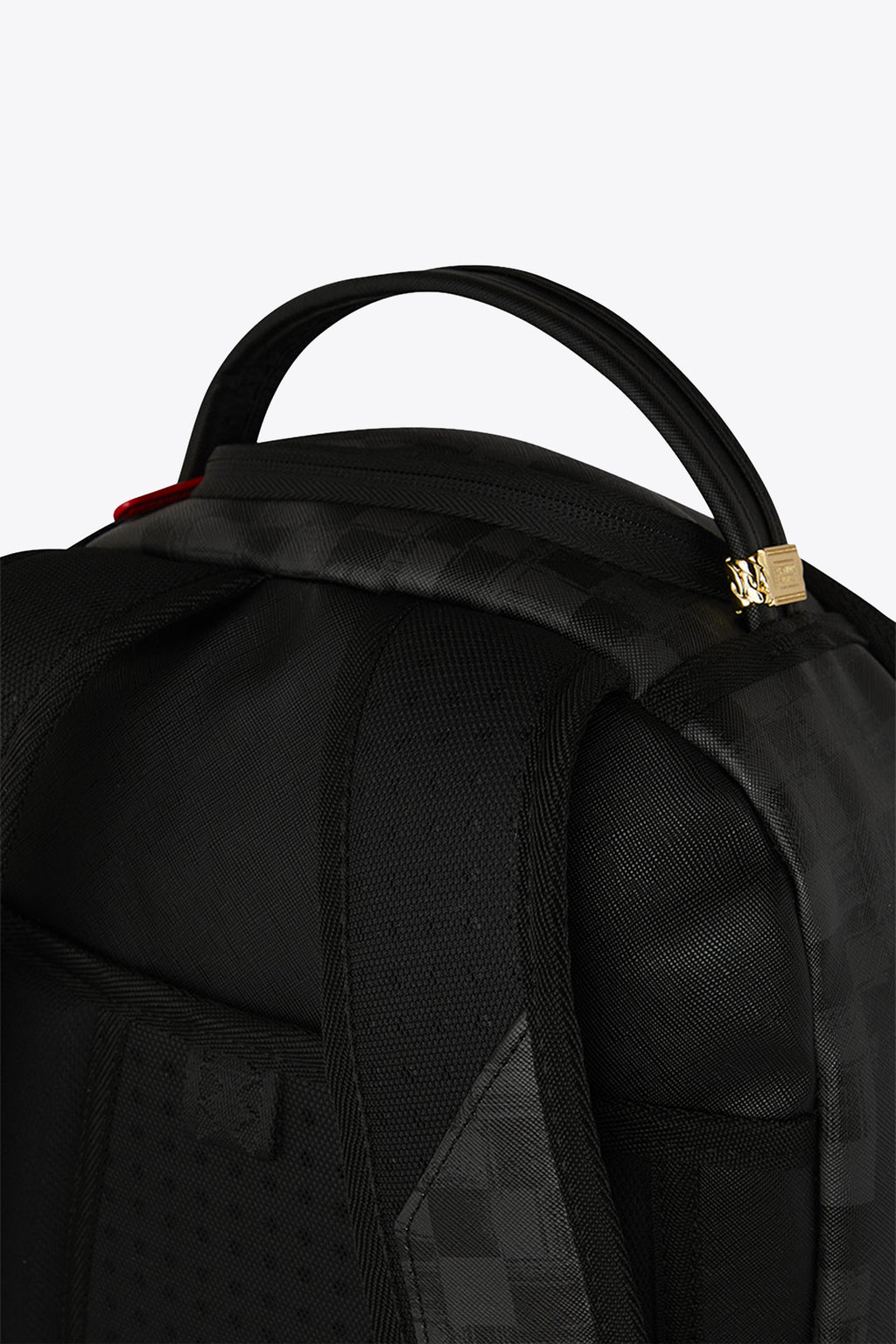 alt-image__Zaino-in-pvc-a-scacchi-nero-con-bocca-shark---Scribble-Shark-Backpack