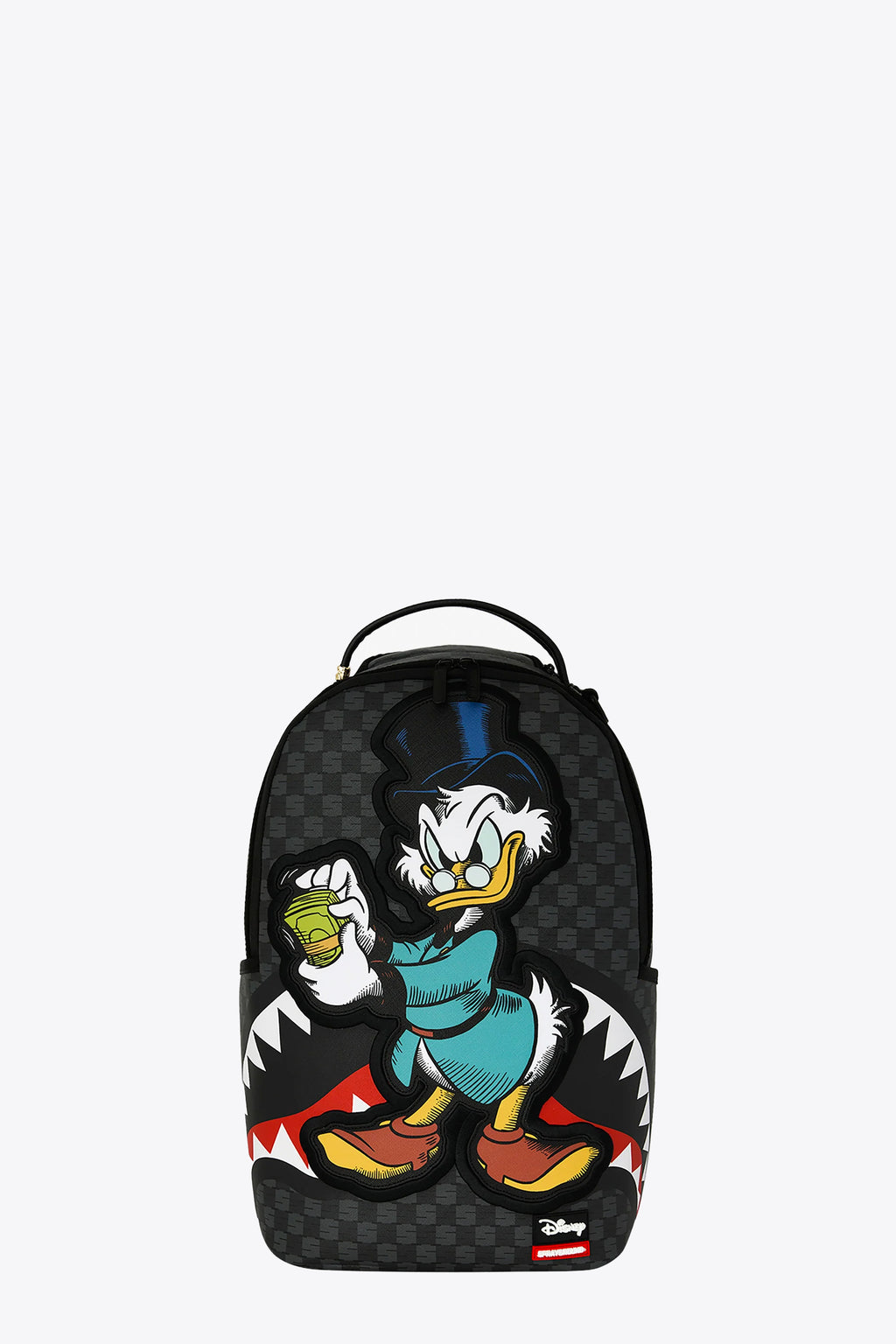 alt-image__Black-check-pvc-backpack-with-Scrooge-McDuck-print---Disney-Scrooge-Counting-Money-Backpack