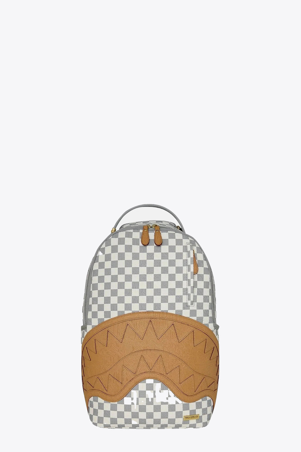 alt-image__EMBOSSED-CREAM-CHECK-BACKPACK--Bianco/grigio/beige
