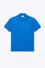Polo in cotone piquè blu royal regular fit 