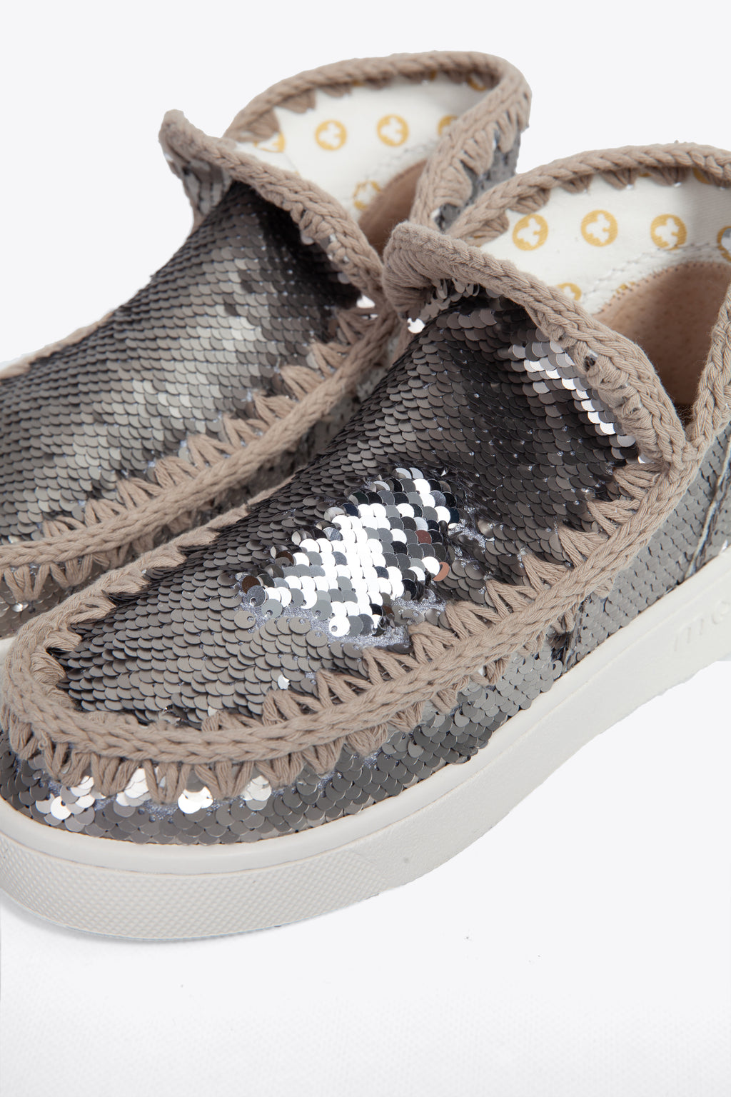 alt-image__Sneaker-slip-on-in-paillettes-scrivente-bronzo/argento---Summer-eskimo-sneaker-all-sequins