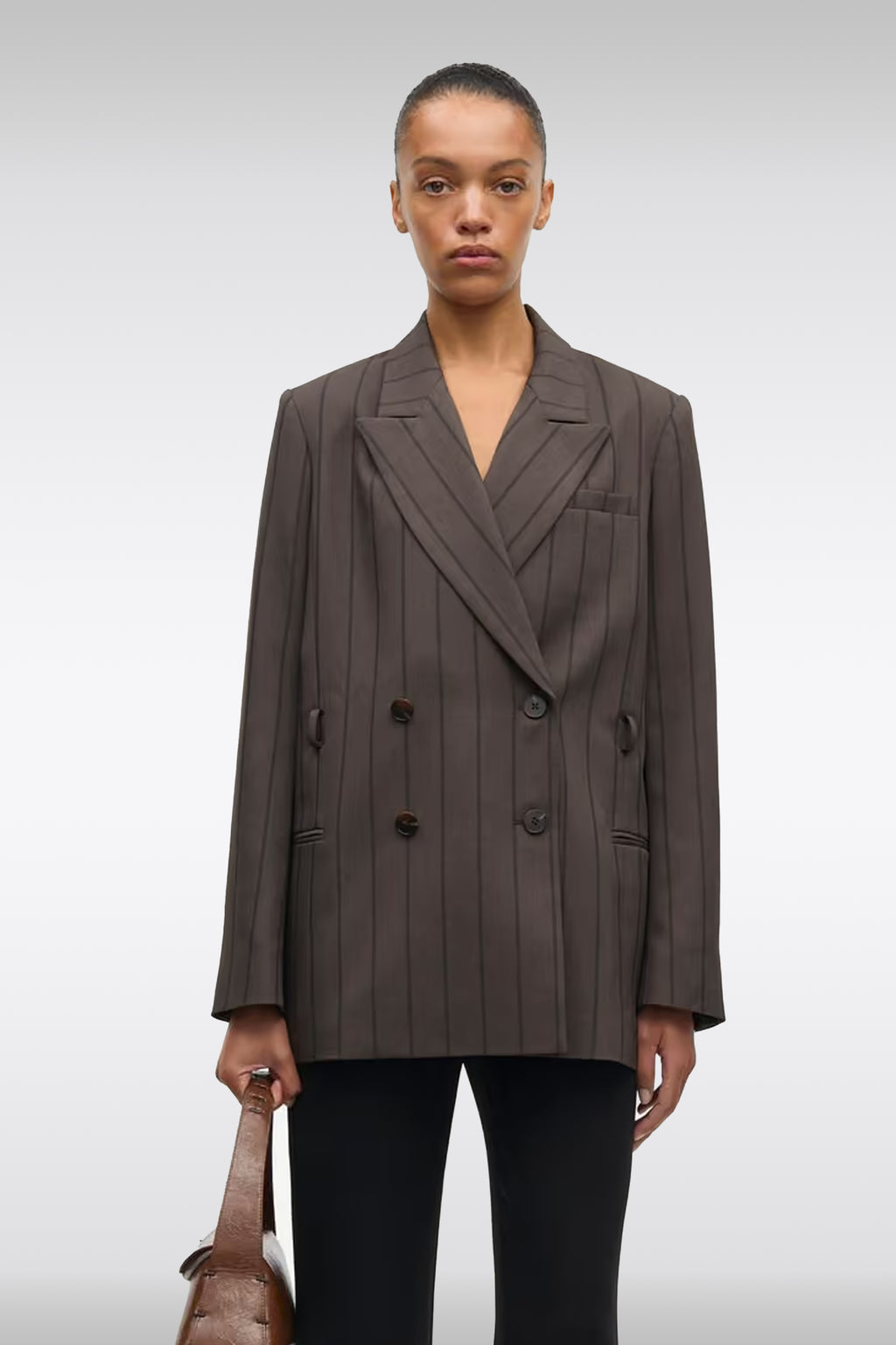 alt-image__Blazer-doppiopetto-marrone-gessato---Sahelly-Blazer