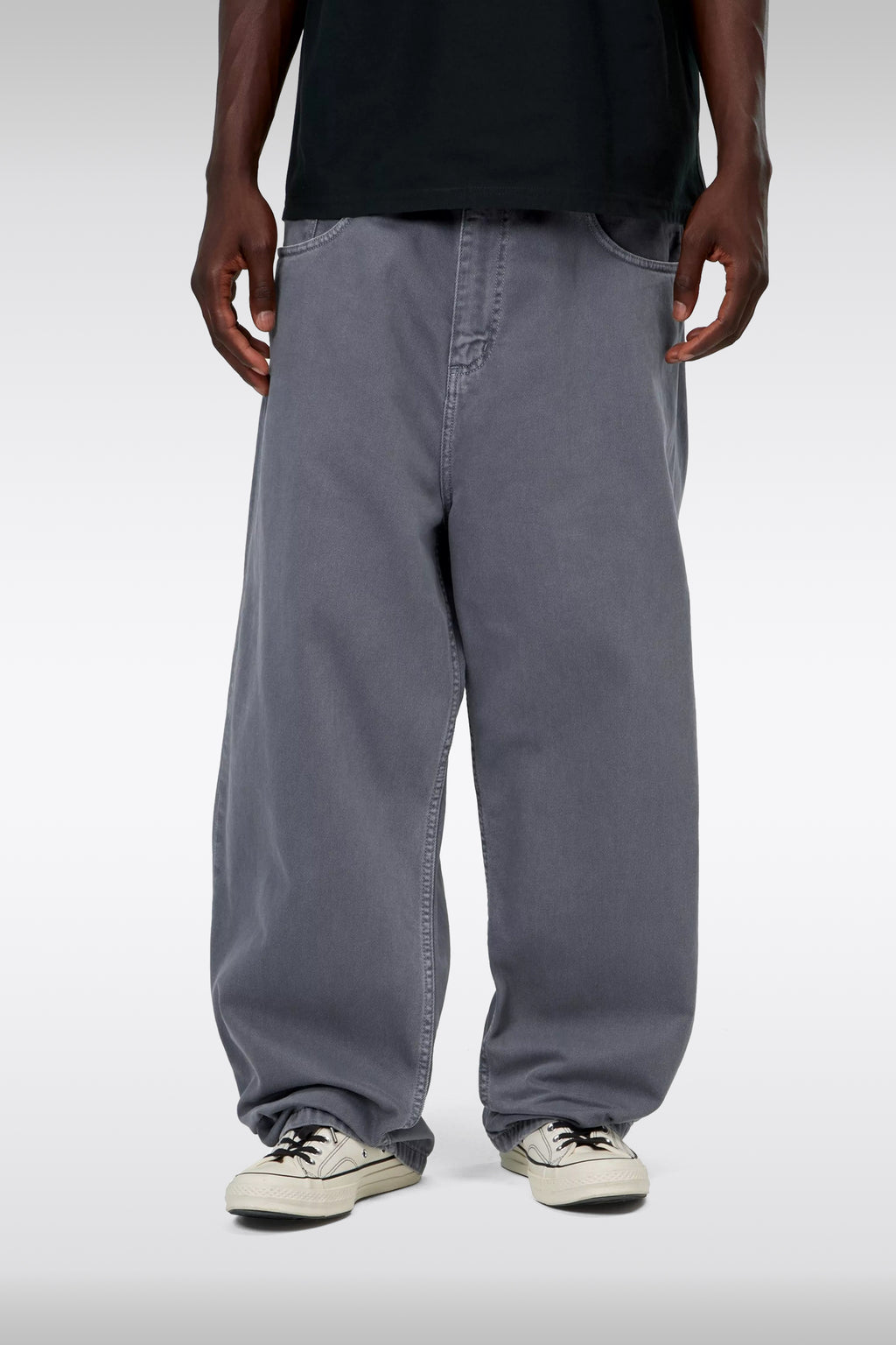 alt-image__Pantaloni-5-tasche-in-twill-grigio-antracite-stonewashed---Brandon-Pant