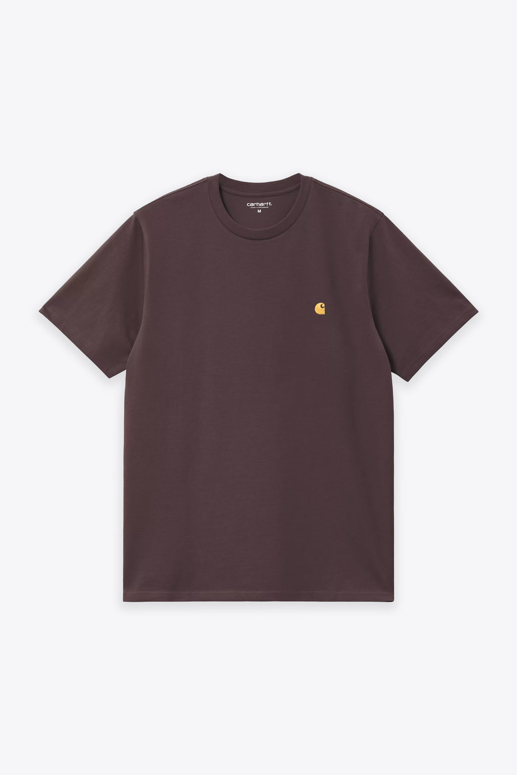 alt-image__Brown-cotton-t-shirt-with-chest-logo-embroidery---S/S-Chase-T-Shirt