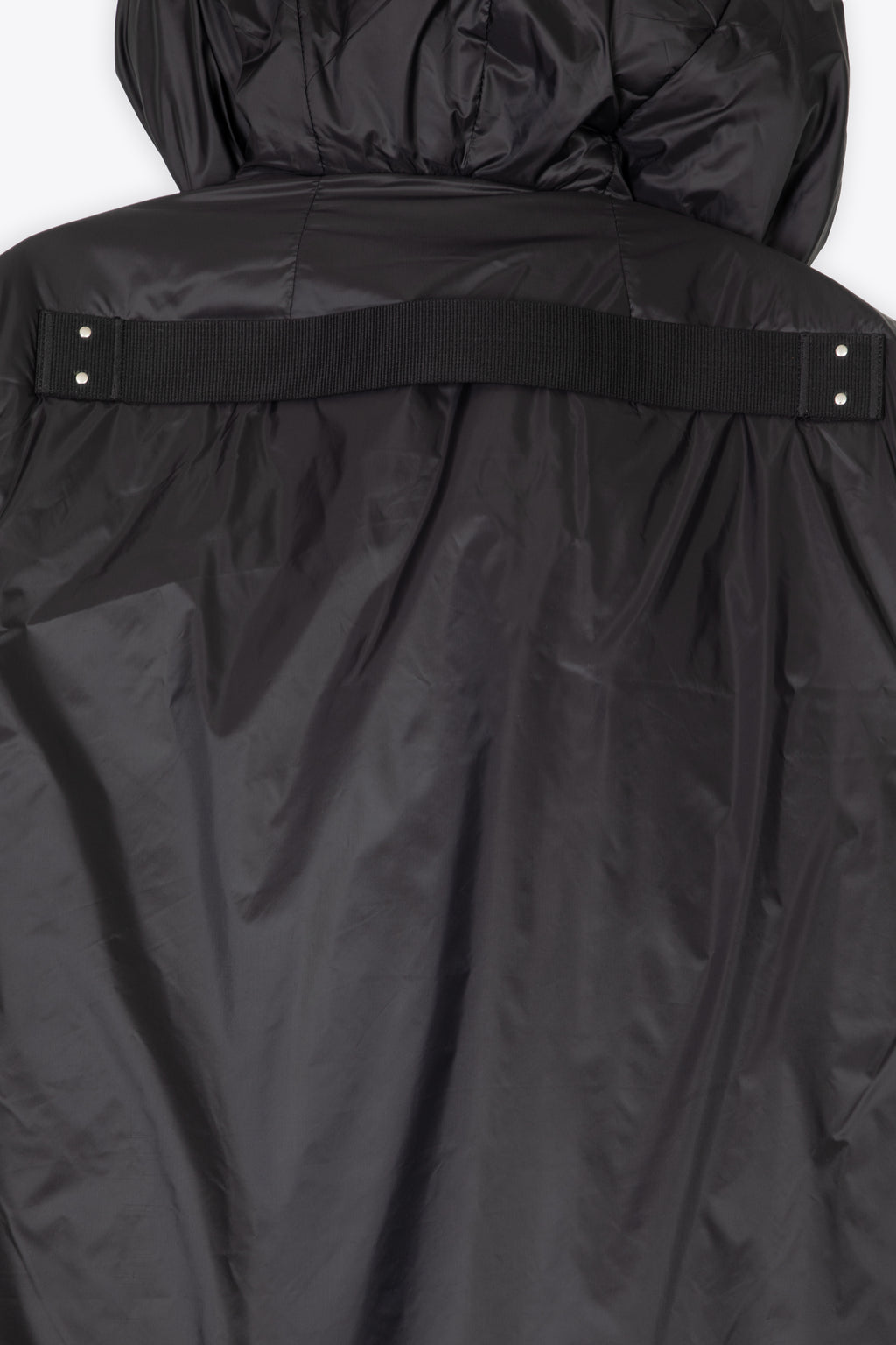 alt-image__Cappotto-smanicato-nero-in-nylon-imbottito-con-cappuccio---Hooded-Liner