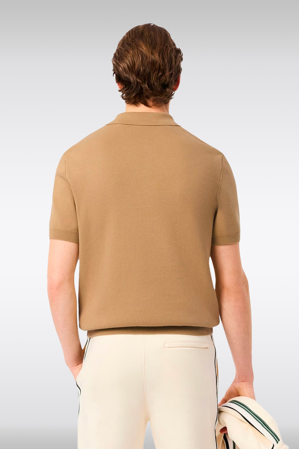 alt-image__Polo-in-maglia-a-coste-beige-Made-in-France
