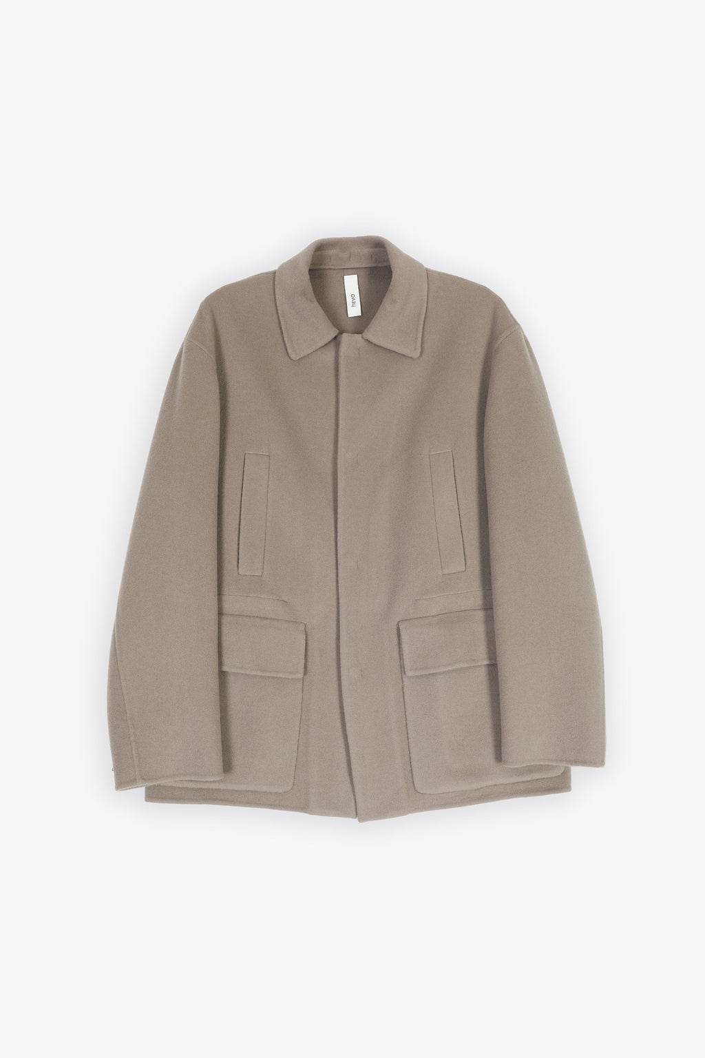 alt-image__Cappotto-corto-in-lana-tortora-con-multi-tasche---Casteldelmonte