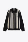 BAINTER CARDIGAN ACRYLIC-Nero/grigio 