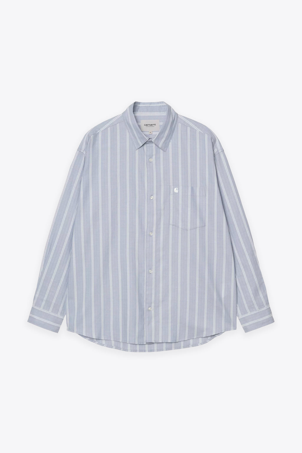 alt-image__Light-blue-striped-cotton-shirt-with-long-sleeves---L/S-Beale-Shirt