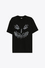 T-shirt nera con stampa grafica e logo - Screw Tee 