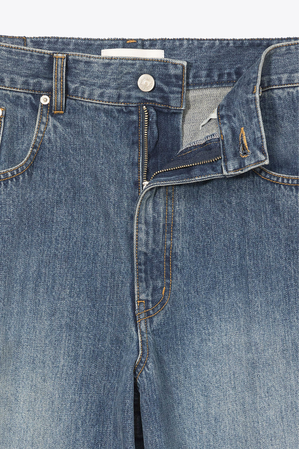 alt-image__Jeans-baggy-in-denim-blu-medio-stonewashed-con-gamba-curva---Relaxed-Curved-Jeans