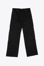 PANTALONI  - DOUBLE CARGO JEANS-Nero 